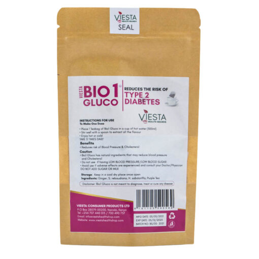 Bio1 Gluco (Support for Diabetes) - 20 Teabag Sachets - Image 3