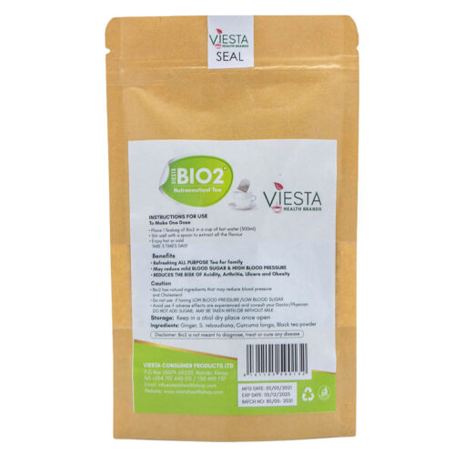 BIO2 Herbal Tea (Total Detox) - 20 Teabag Sachets - Image 3