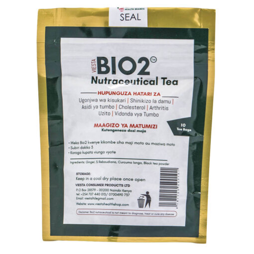 BIO2 Nutraceutical Tea - 10 Teabag Sachets - Image 3