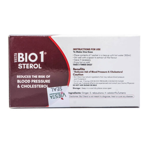 Bio1 Sterol (Support for Blood Pressure) - 40 Teabag Sachets - Image 4